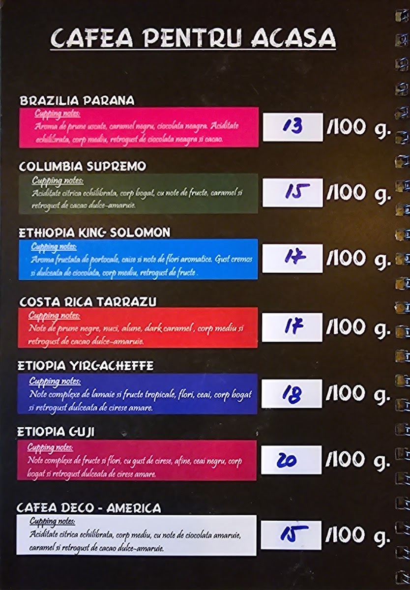Menu Coffee Story - Cafea Proaspat Prajita-4